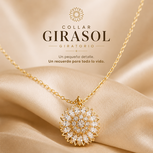 Collar Girasol Giratorio